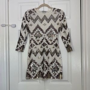 Express sequin dress- XS